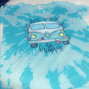 XL New Women’s Cut Don’t Worry, Be Happy T-Shirt